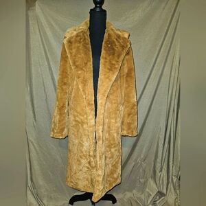 Forever 21 Faux Fur Coat size Medium